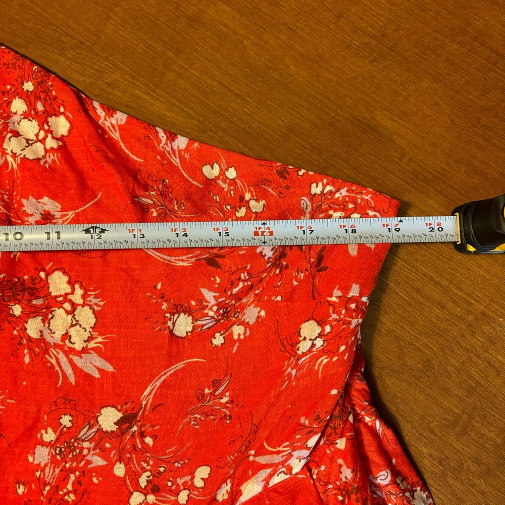 NWT free people All Mine dress in cherry combo, size large - Picture 10 of 11